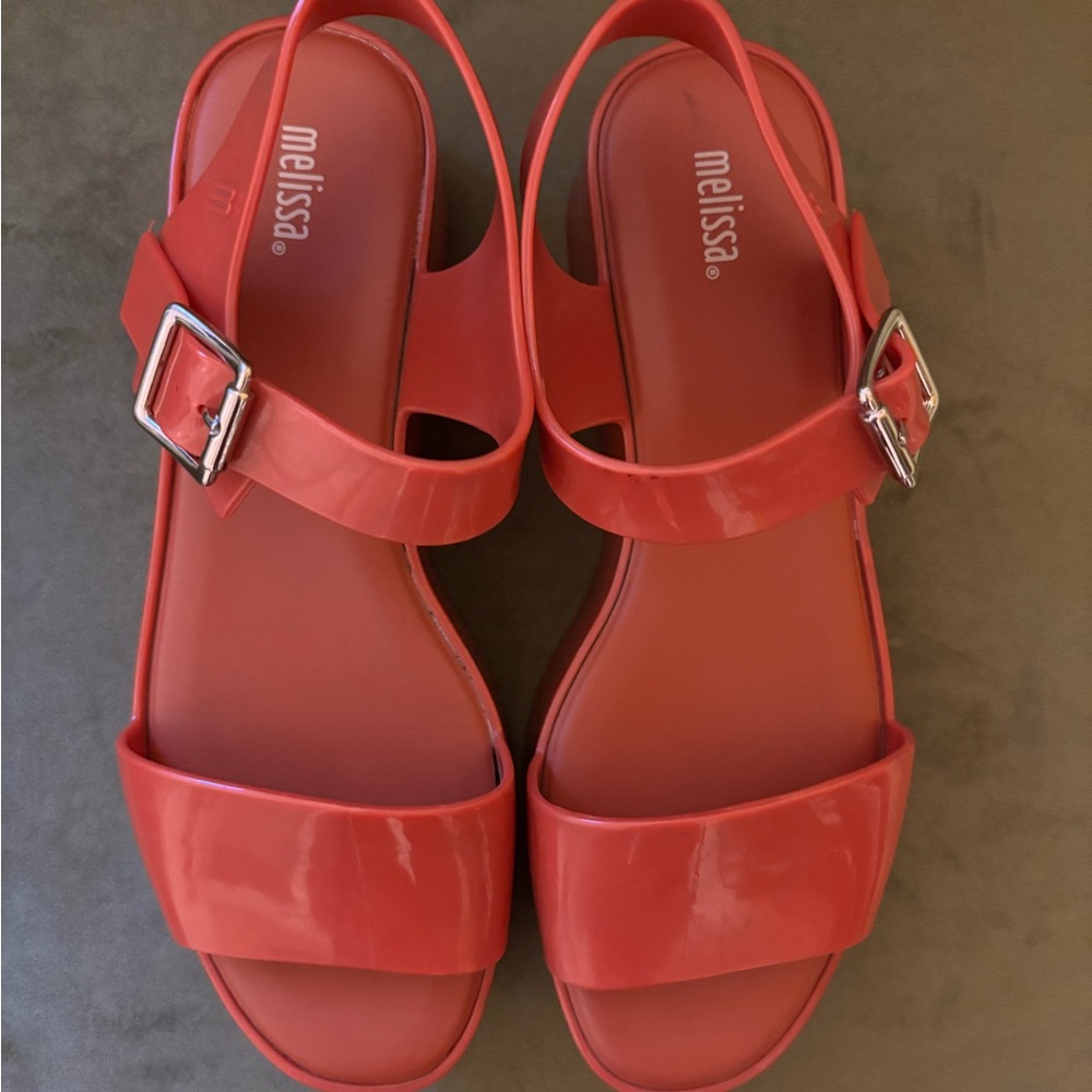 Melissa Mar Red Sandals 8